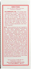 Sonne's No. 7 Detox label closeup highlighting USP-grade bentonite.