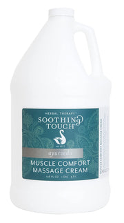 Soothing Touch Muscle Comfort Cream with glide-pump for smooth deep tissue massage
