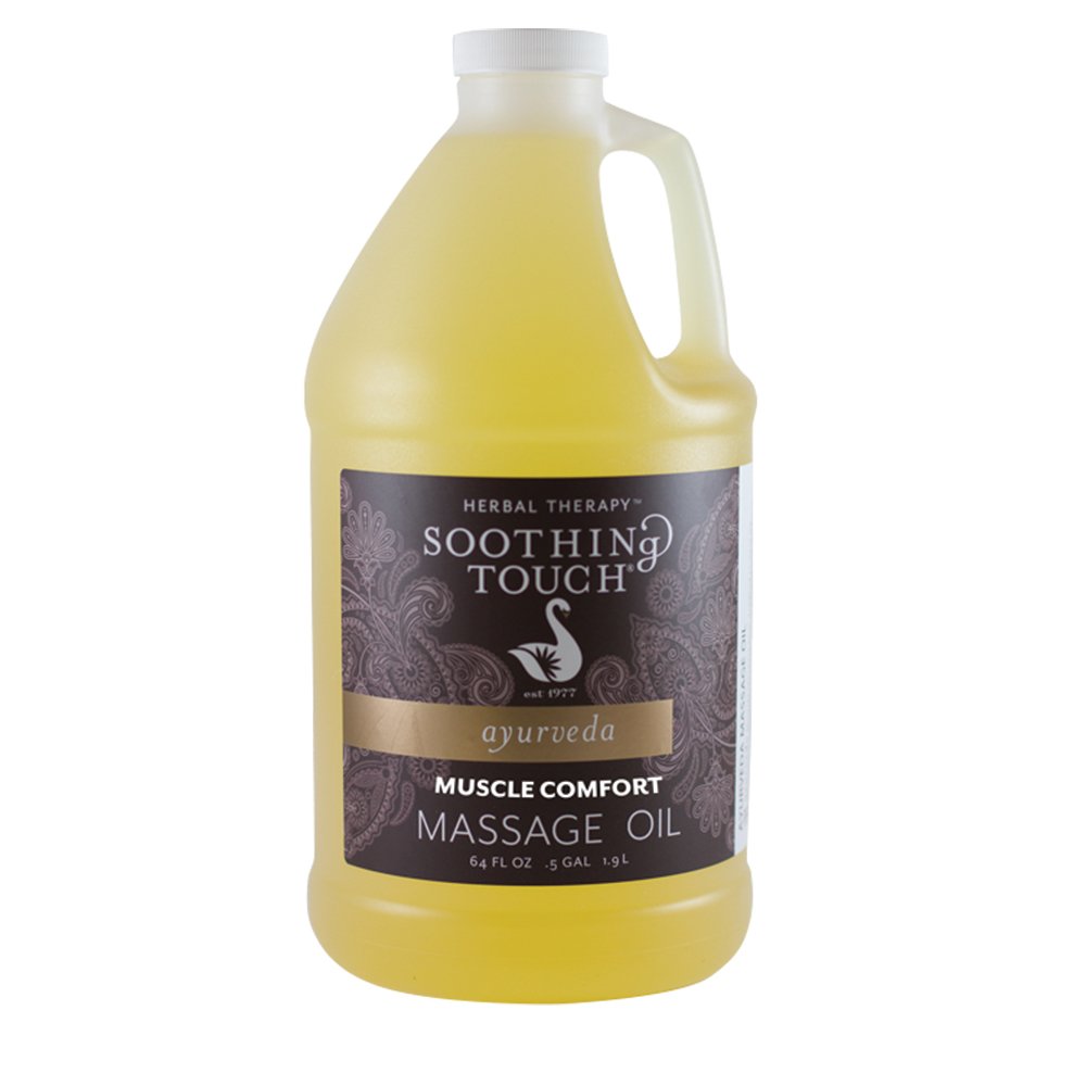 Soothing Touch Muscle Comfort Oil 64 oz for deep tissue massage and skin nourishment