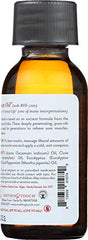 Soothing Touch Narayan Oil packaging showing sesame, mint, eucalyptus, and clove notes.