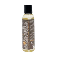 Soothing Touch organic oil ingredients close-up highlighting vitamin-rich blends for healthy skin.