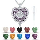 SOULMEET sunflower aromatherapy necklace shown as a stylish diffuser