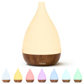 SoulOrigin Ultrasonic Diffuser front view with calming mist in a serene room