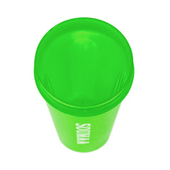 SOUMAA shaker bottle locking lid ensures secure seal during workouts.