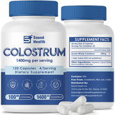 SoundHealth Colostrum bottle front view for premium immune support