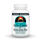 Source Naturals Acetyl L-Carnitine Alpha-Lipoic Acid bottle illustrating daily wellness potential