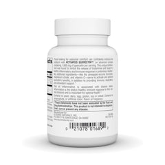 Source Naturals Activated Quercetin label close-up highlighting bromelain and vitamin C.