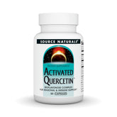 Source Naturals Activated Quercetin bottle for seasonal support and immune wellness.