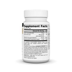 Pack shot shows 90-tablet bottle for vegetarian iron support.
