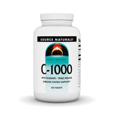 Source Naturals C-1000 bottle front with clear label signaling vitamin C-based immune support
