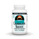 Source Naturals Chondroitin Sulfate bottle on shelf supports daily joints.