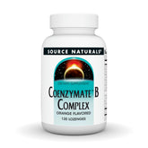 Source Naturals Coenzymate B Complex orange lozenge bottle for daily energy and nerves.