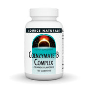 Source Naturals Coenzymate B Complex orange lozenge bottle for daily energy and nerves.