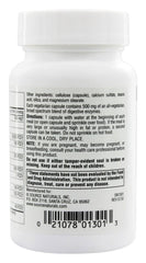 Source Naturals Essential Enzymes Vegetarian 500mg VegCap pouring shot implies quick intake with meals