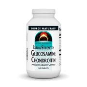 Source Naturals Extra Strength Glucosamine Chondroitin bottle for daily joint support.