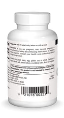 Closeup of Ginkgo-24 tablets emphasizing daily supplement form.
