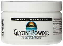 Glycine powder stirred into a sports drink for energy metabolism support.