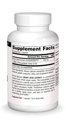 Source Naturals Grape Seed Extract capsules close-up for daily antioxidant potential