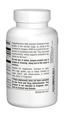 Label on Source Naturals Guggulsterones bottle highlights FXR-driven bile acid synthesis.