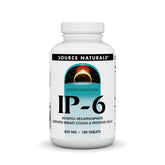 Source Naturals IP-6 tablets front label shows IP-6 content for vegetarians