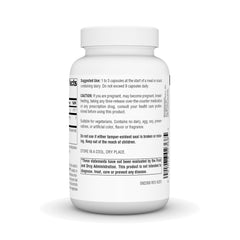 Pouring Source Naturals Lactase Digest capsules to aid lactose digestion.