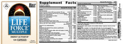 Source Naturals Life Force Iron Free CoQ10 close-up with antioxidants.