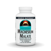 Source Naturals Magnesium Malate bottle cap for easy daily dosing and energy support.