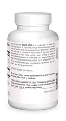 Source Naturals Malic Acid tablets front view ready for daily energy support