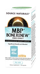 Source Naturals MBP Bone Renew bottle with easy daily capsules for bone density support
