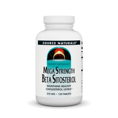 Source Naturals Mega Strength Beta Sitosterol bottle front for daily wellness support.