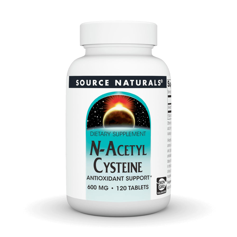 Source Naturals NAC bottle for daily antioxidant support.