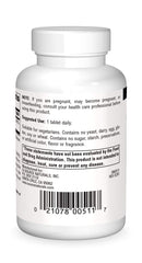 Source Naturals Pantothenic Acid 250 mg bottle side view with 100-tablet supply.