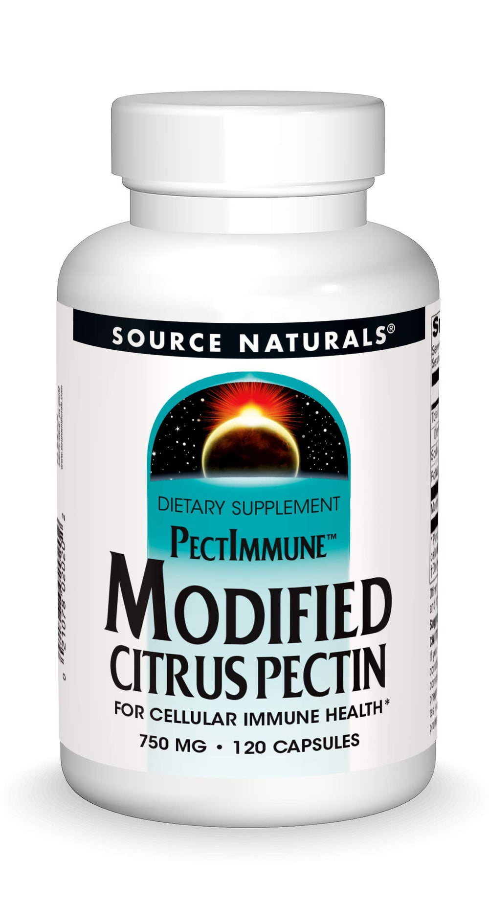 Source Naturals PectImmune bottle front with capsules for cellular immune health