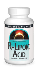 Source Naturals R-Lipoic Acid bottle—supports daily antioxidant routine.