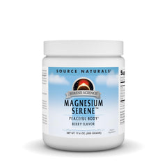Source Naturals Serene Magnesium Serene Berry bottle for easy daily balance.