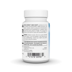 Source Naturals GABA Calm bottle front view supporting daily calm routines.