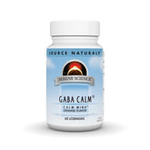 Source Naturals GABA Calm orange lozenge for a calming mood during stressful moments.