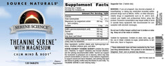 Source Naturals Serene Science tablets on desk ready for use.