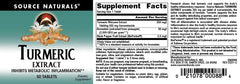 Pouring Source Naturals Turmeric Extract capsules from the bottle
