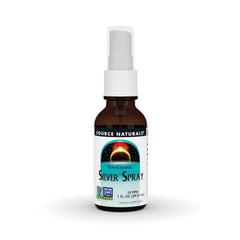 Source Naturals Ultra Colloidal Silver Spray bottle close-up for daily wellness.