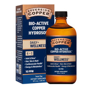 Sovereign Copper bottle front view for daily wellness.