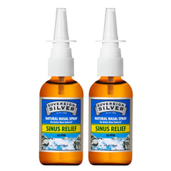 Sovereign Silver nasal spray 2oz two-pack for easy daily nasal care