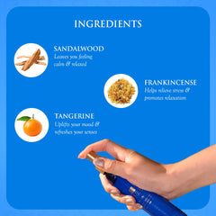 Close-up of SPA CEYLON Frankincense note in De-Stress mist