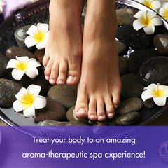 SPA REDI full-body massage oil application for a soothing spa experience.