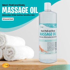 SPA REDI pedicure and massage oil application for salon foot care