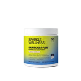 Sparkle Wellness Marine VERISOL bottle pour shows convenient skin and hair support.