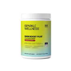 Sparkle Wellness VERISOL chocolate collagen bottle shows the skin-supporting formula