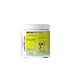Sparkle Wellness VERISOL collagen scoop beside a glass for easy daily intake