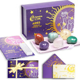 Sparkle x Lab Aries crystals set highlighting zodiac stones for positive energy.