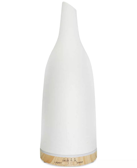 SpaRoom Sonoma white ceramic diffuser with 100 mL tank for compact room aromatherapy.